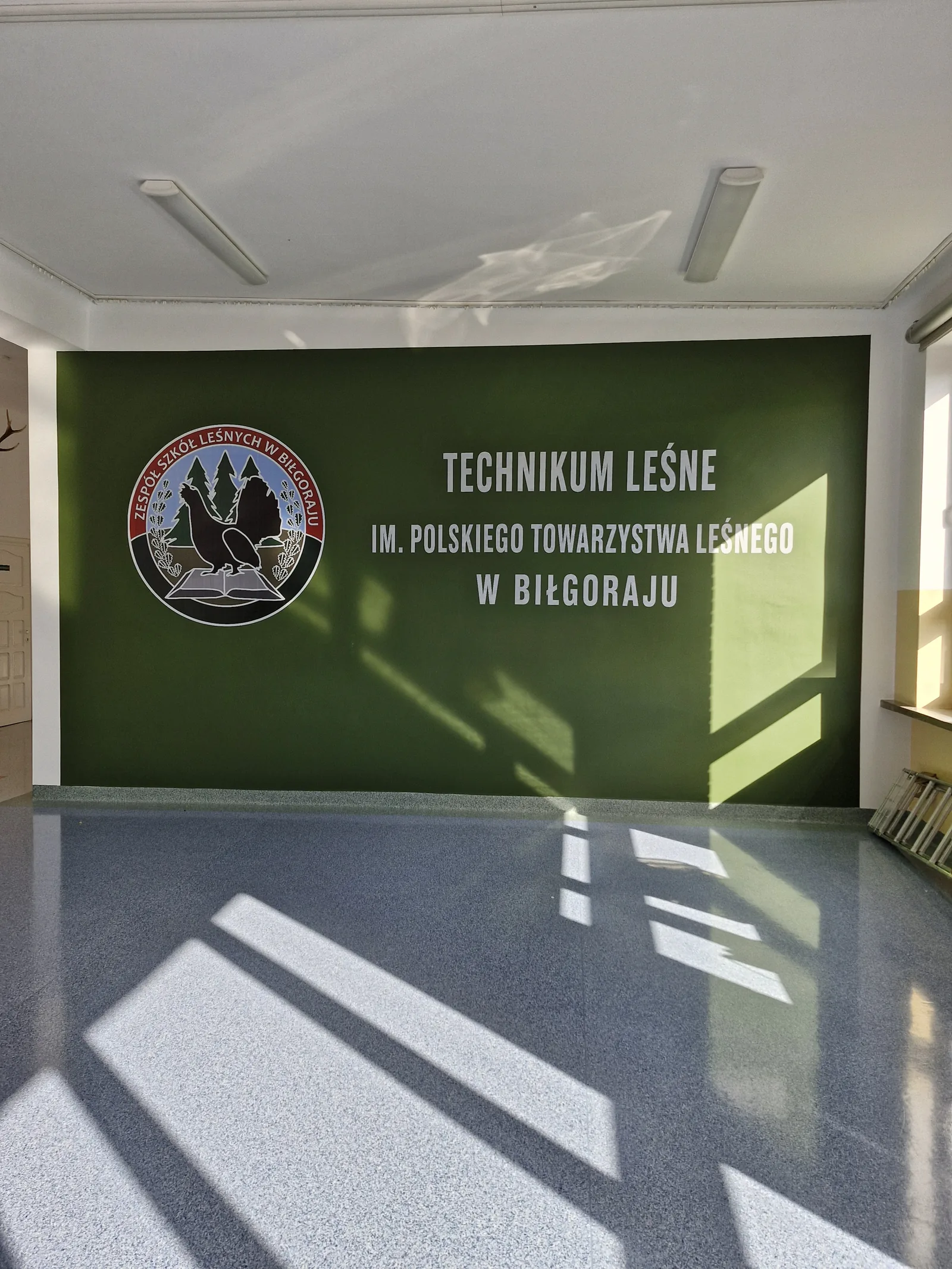 Technikum Leśne w Biłgoraju — logo szkoły Logo Technikum Leśnego w Biłgoraju